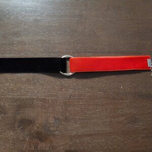 Harlequin Choker - Black and Red